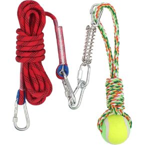 Alfie Pet - Emery Outdoor Interactive Hanging Bungee Tug Toys for Dogs to Exercise and Fun Solo Play in Kuwait