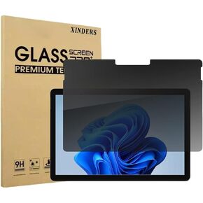 Privacy Screen Protector for Surface Pro X/Surface Pro 8 2021/Surface Pro 9 2022/Surface Pro 10 2024 13 Inch, Anti-Spy Tempered Glass1 Pack