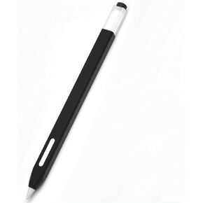 حافظة ملونة لقلم Apple Pencil 2 الجيل الثاني 2018 Pencil Pro 2024 حقيبة غطاء حماية مضادة للانزلاق حافظة سيليكون ناعمة لقلم iPad (وردي) in Kuwait