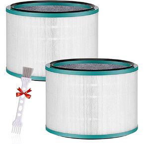 Replacement TP02 Air Purifier Filters Compatible with All Dyson Pure Cool Link Models TP01, TP02, TP03, BP01, AM11 Tower Purifier Part # 968126-03 305158-01, 305159-01, 308400-01, 308401-01(2 Pack)
