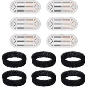 Cat Water Fountain Filters, 6 Pack Cat Water Fountain Filters 108oz/3.2L Pet Water Fountain for Cats/Dogs Inside