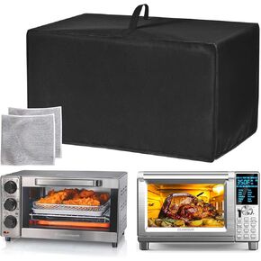 Oven, Toaster Dust Cover, 600D Thickened Nylon Material, Compatible For Nuwave Bravo 30-QT XL, For Hamilton Beach 31156, For Breville BOV450XL, For Hamilton Beach 31403 Oven Toaster