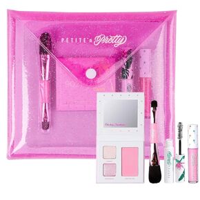 Petite 'n Pretty - "Amazon Exclusive" Glow Basics Makeup Starter Gift Set- Non Toxic, Natural Makeup Kit for Kids, Children, Tweens and Teens, Made in the USA