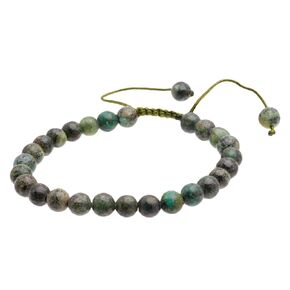 Womens Mens Handmade 6mm Gemstone Beaded Bracelet Adjusable | Chakra Crystal Healing Gemstone Friendship Bracelet (Multicolour)
