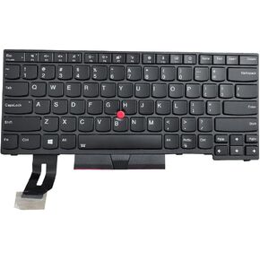 New Replacement Keyboard Compatible with Lenovo ThinkPad E480 E485 L480 T480s E490 E495 T490 L490 R480 R490 with Backlit with Pointer