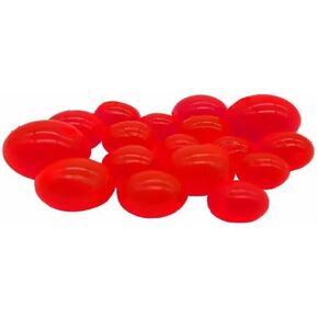 SBPG20 Soft Beads, 20mm, Peach Gobbler, Neutral Buoyancy, 8/Pack