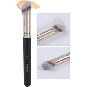 ENERGY Kabuki Foundation Brush for Liquid Makeup Professional Makeup Brush Concealer Brush Blusher Brush Bronzer Travel Buffing Contour Stippling Face Blush Concealer Liquid Blending Brushes