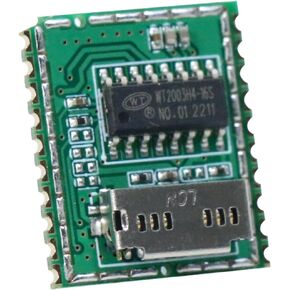 WT2003HB02，WT2003H4；Recordable Voice Sound Chip Voice chip Module，Standard asynchronous Serial Communication (UART).
