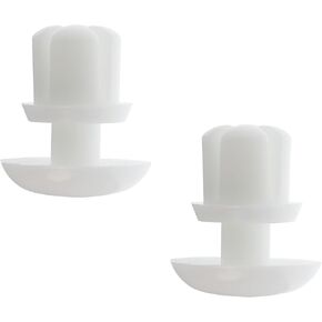 𝟐 𝐏𝐜𝐬 WB03X27704 Microwave Locking Button Rivet Replacement(New Upgraded Materials PA66), Suitable for GE Microwave Waveguide Cover Replacement, Part Number WB02X10997, AP6783280