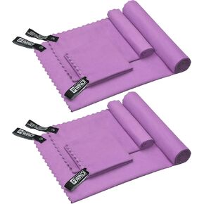 2 Sets (3 Size at 1 Set) Quick Dry Camping Towels,6 Pcs Microfiber Travel Towel,Lightweight Travel Fast Drying Towels for Men & Women,Sports, Yoga,Swim,Gym,Swimming Pool,Beach