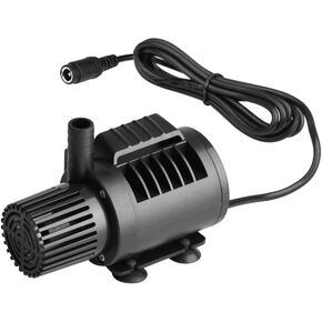 DC 12V Submersible Mini Water Pump with Time Control, 9.8 ft High Lift, 700L/H, Brushless Fountain Circulation Pumps for Aquarium, Fish Tank