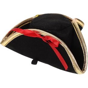 POPETPOP Halloween Pirate Pet Hat - 3 قطع قبعات الهالوين للكلاب، قبعة القراصنة للحيوانات الأليفة، زي تنكري للهالوين للكلاب والقطط لدعائم الصور