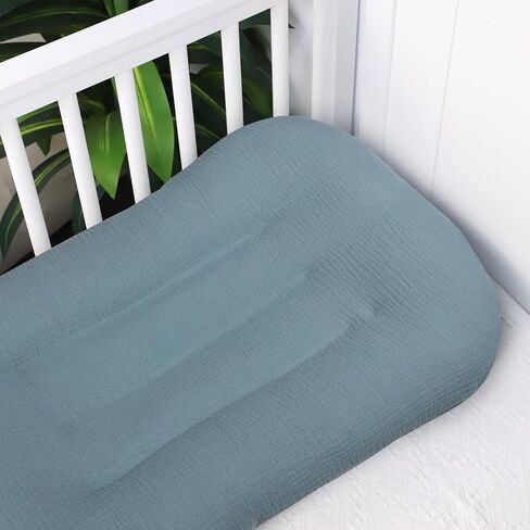 Hooyax Muslin Baby Lounger Cover, 100% Cotton Durable Newborn Lounger Cover, Soft and Breathable Infant Lounger Cover for Boys Girls, Covers Only (Yellow) in Saudi Arabia