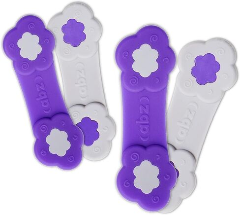 ABZ Pin Free Diaper Fasteners for Prefolds, Pre-Flats or Flat Diapers - 4 Pack in Saudi Arabia