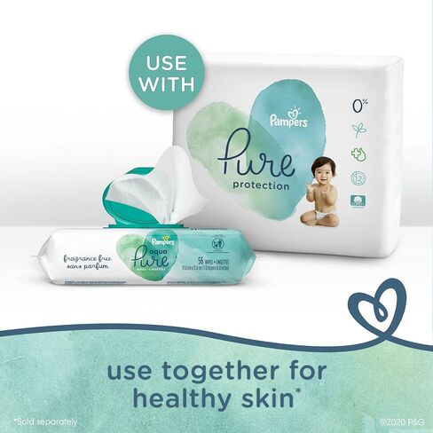 Pampers Aqua Pure Sensitive Baby Wipes 12X Pop-Top 672 Count in Saudi Arabia
