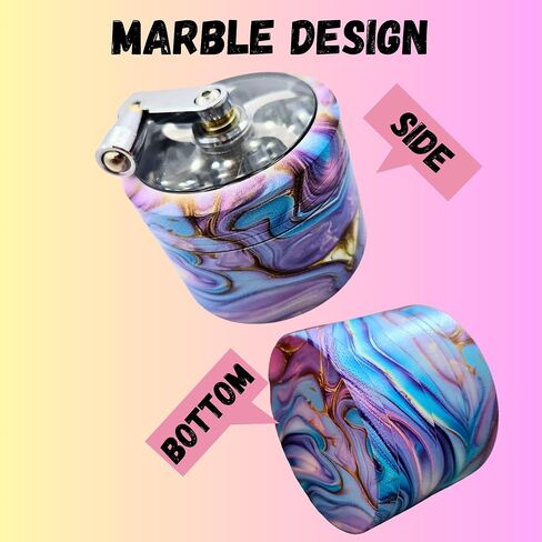2.5 inch Metal Grinder with handle (Unicorn Marble) in Saudi Arabia