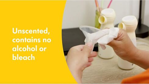 Medela Quick Clean Breast Pump and Accessory Wipes 90ct, 3 Packs of 30 Count, Resealable, Convenient and Hygienic On The Go Cleaning for Tables, Countertops, Chairs, and More in Saudi Arabia