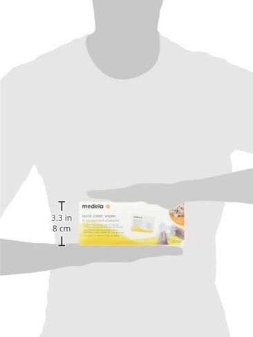 Medela Quick Clean Breast Pump and Accessory Wipes 90ct, 3 Packs of 30 Count, Resealable, Convenient and Hygienic On The Go Cleaning for Tables, Countertops, Chairs, and More in Saudi Arabia