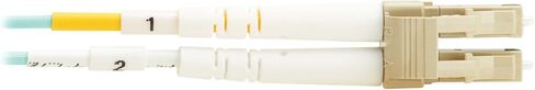 Tripp Lite Eaton Series Fiber Patch Cable, 6 Meters / 19.6 Feet, LC to LC Fiber Optic Cable, 10Gb OM3 Multimode Duplex, 50/125um, Aqua, TAA Compliant, Lifetime Manufacturer's Warranty (N820-06M-TAA) in Saudi Arabia