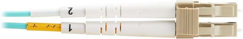 Tripp Lite Eaton Series Fiber Patch Cable, 6 Meters / 19.6 Feet, LC to LC Fiber Optic Cable, 10Gb OM3 Multimode Duplex, 50/125um, Aqua, TAA Compliant, Lifetime Manufacturer's Warranty (N820-06M-TAA) in Saudi Arabia