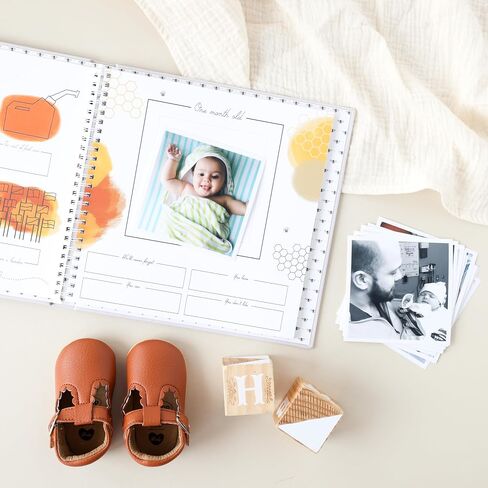 Lucy Darling Wildflower Meadow Theme Luxury Baby Memory Book - First Year Journal Album Photo Book To Capture Precious Memories - Keepsake Pregnancy Baby Record Book For Girl in Saudi Arabia