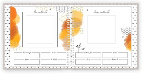 Lucy Darling Wildflower Meadow Theme Luxury Baby Memory Book - First Year Journal Album Photo Book To Capture Precious Memories - Keepsake Pregnancy Baby Record Book For Girl in Saudi Arabia