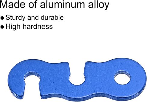 MECCANIXITY Aluminum Alloy Guyline Cord Adjusters Tent Tensioners Rope Adjusters Durable Portable for Camping Hiking Backpacking Outdoor Activity in Saudi Arabia