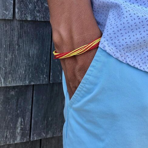 Argentina Soccer Bracelet in Flag Colors Blue, White, Black and Yellow for Men and Women with Hematite Stones in Saudi Arabia