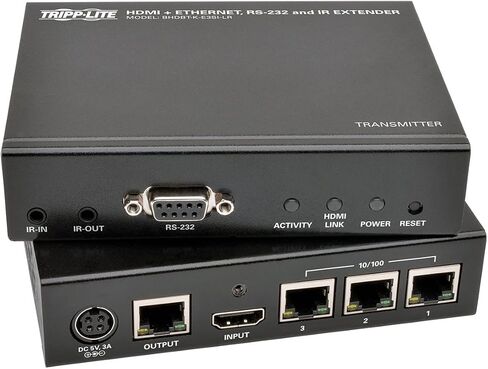 Tripp Lite HDBaseT HDMI Over Cat5e/6/6a Extender Kit w/Ethernet, Serial and IR Control, 1080p, Up to 500 ft. (BHDBT-K-E3SI-ER) in Saudi Arabia
