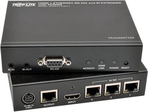Tripp Lite HDBaseT HDMI Over Cat5e/6/6a Extender Kit w/Ethernet, Serial and IR Control, 1080p, Up to 500 ft. (BHDBT-K-E3SI-ER) in Saudi Arabia