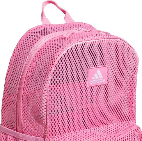 adidas Hermosa Mesh Backpack, Camouflage Carbon/Impact Orange/Black, One Size in Saudi Arabia