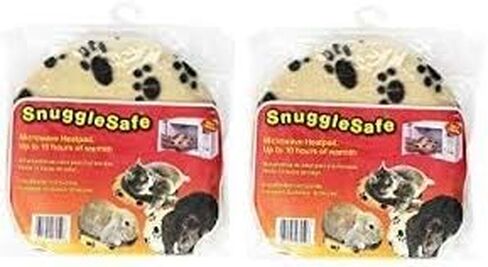 Heating Pad with Pet Bowl | Microwavable Pet Warmer Pad, Animal Heating Pads | Collapsible Bowl | 2 Pack in Saudi Arabia