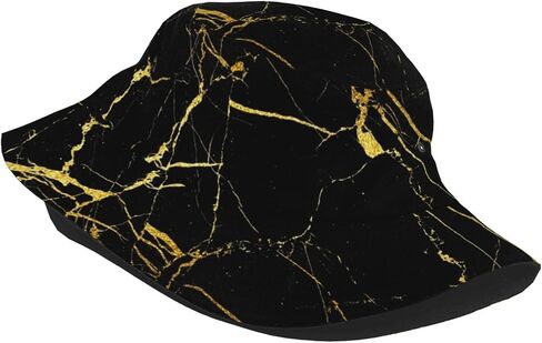 Starry Night Firefly Gothic Butterfly Bucket Hat Summer Packable Fisherman Cap Beach Travel Sun Hat for Unisex Men Women in Saudi Arabia