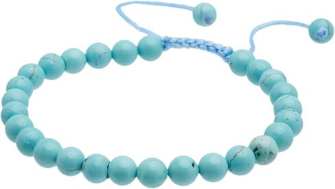 Womens Mens Handmade 6mm Gemstone Beaded Bracelet Adjusable | Chakra Crystal Healing Gemstone Friendship Bracelet (Multicolour) in Kuwait