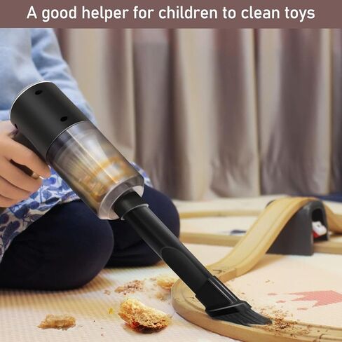 Auloea Mini Car Vacuum Cleaner(4500 pa) Portable Cordless Rechargeable,Tiny Handheld Vacuum, Computer Hand Vacuum for Keyboard and Laptop, Mini Hand Held Vac for Car and Home /V01/White in Saudi Arabia