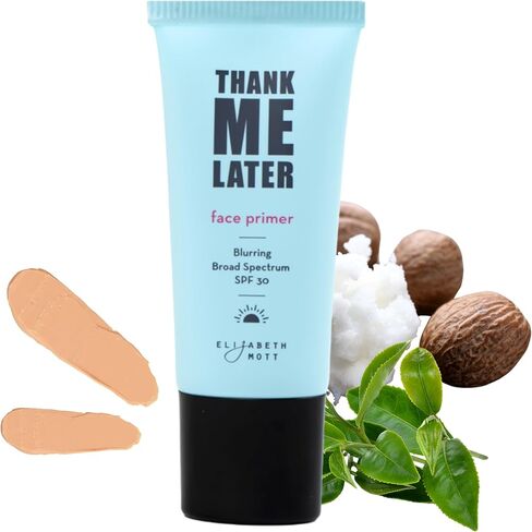 Elizabeth Mott Thank Me Later Face Primer - Mattifying Makeup Base Primer for Shine and Oil Control - Pore Minimizer and Hides Wrinkles and Fine Lines, 30g in Saudi Arabia