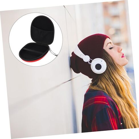 1 قطعة حقيبة تخزين سماعة الرأس سماعات فوق الأذن سماعات رأس سدادة الأذن سماعات صلبة حقيبة حمل سماعة رأس محمولة بسحاب حقيبة سماعة رأس حقيبة إيفا in Kuwait