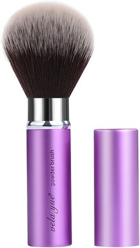 Vela.Yue Retractable Angled Face Powder Blush Bronzer Travel Kabuki Makeup Brush in Saudi Arabia