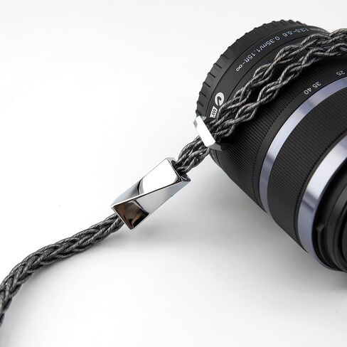 كابل بديل FAAEAL لسماعات Sennheiser HD650 HD660S HD600 HD6XX HD580 HD565 HD545 HD535، سلك سماعة رأس مطور 3.5 مم، 8 جدائل OCC وOFC خط سماعة أذن مطلي بالفضة 4.9 قدم (1.5 متر) (3.5 مم) in Kuwait