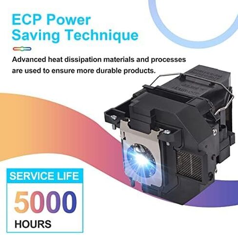 مصباح بروجيكتور بديل لإبسون ELPLP95 EB-2250U /2255U /2265U /5530U /2245U /2155W /5510/2250 /PowerLite 2250U /2255U /5535U /2155W /2265U /5510 /2245U /2065 مصباح بروجيكتور مع مبيت in Kuwait