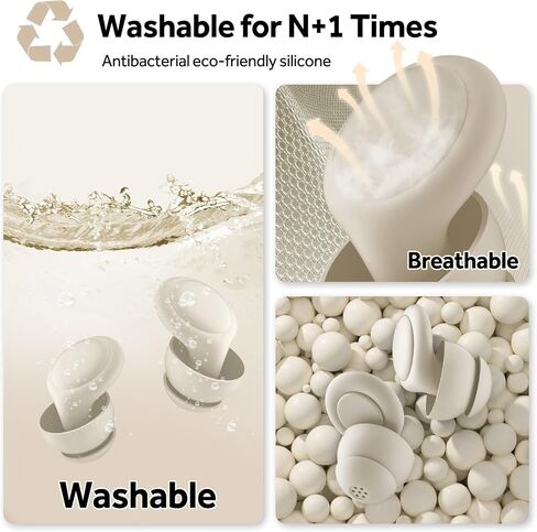 Ear Plugs, Reusable Earplugs Hearing Protection 28dB Noise Cancelling for Social Gatherings, Work, Study, Conversation – 6 Pairs Eartips in S/M/L – Flexible Silicone Soft in Kuwait