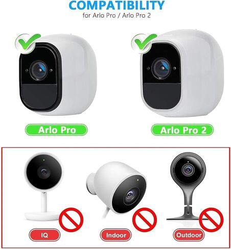 سلك كابل شحن بطول 5 أقدام 9 فولت لـ Arlo Pro Pro2، وArlo Q، وArlo GO، وEssential Spotlight XL/XL 2nd، وWyze Cam Pan v3 v2، وNetvue، وBlink، وYi Home Camera، وOculus go، واستبدال محول شاحن الحائط Kasa Cam in Kuwait