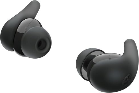 سماعات رأس Sony LinkBuds Fit اللاسلكية تمامًا والمانعة للضوضاء، صغيرة وخفيفة مع دعامات Air Fitting مطورة حديثًا، باللون الأسود in Saudi Arabia