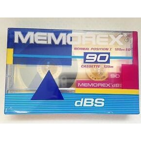 Memorex dBS 90 Audio Tapes Cassette 5/Pack