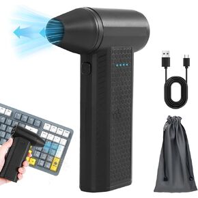 Compressed-Air-Duster-Leaf Blower- Cordless Snow Blower- 150000RPM Electric Duster- Keyboard Cleaning kit- Violent Fans- Jet Dry Blower- Pc dusters for Cleaning-Outdoor Barbecue fueling in Kuwait