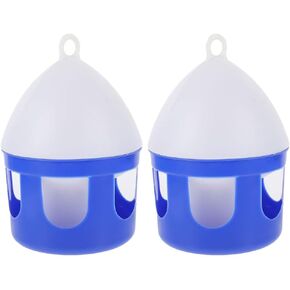 Angoily 2PCS Pigeon Feeder Supplies, Bird Water Drinker Birds Water Dispenser Birds Feeding Bottle Pigeon Water Container Device Budgie Water Feeder for Birds Bird Accessory PVC Quail Water Bottle