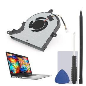 Replacement CPU Cooling Fan for Dell inspiron 15 5570 5575 3580 3593 inspiron 17 3780 3793 3590 Latitude 3590 L3590 E3590 Dell New Laptop CPU Cooling Fan with Repair Tools
