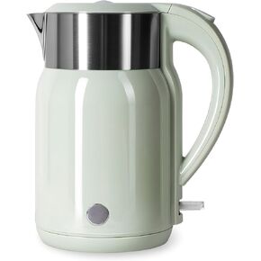 Electric Kettle, 1.8 Liter 1100W, BPA Free Fast Boiling Cordless Water Boiler, Auto Shut-Off and Boil Dry Protection, Easy Clean Wide Opening, Cool Touch Handle, 360° Rotation, Mint green