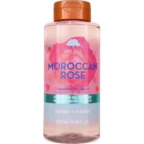 Tree Hut Moroccan Rose Nourishing & Moisturizing Foaming Gel Wash, 18 oz.