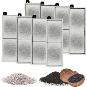 Filter Cartridge for Top Fin RF-L: 8-Pack Aquarium Filters Replacement compatible with Top Fin RF-L Large Retreat Filter Cartridges